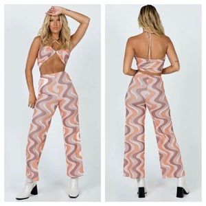 Princess Polly 70s Pink Multicolor Latiana Set